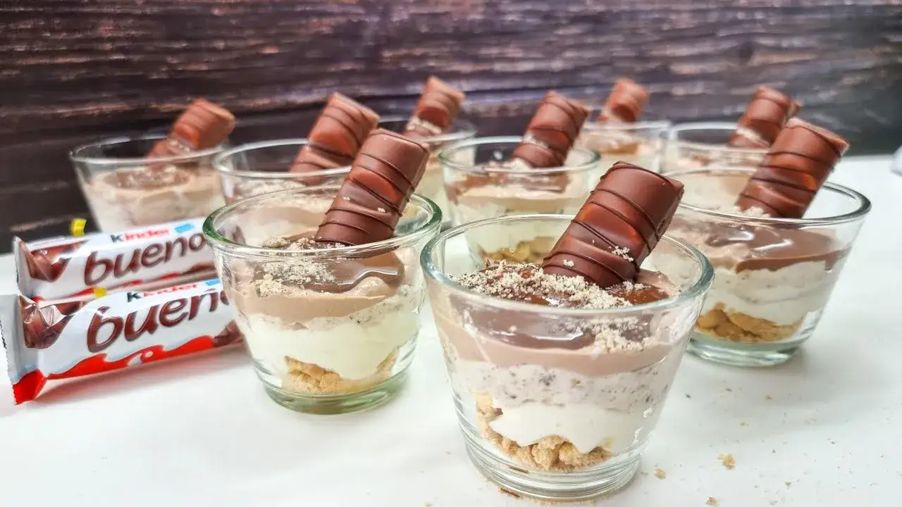 desery z kremem kinder bueno white