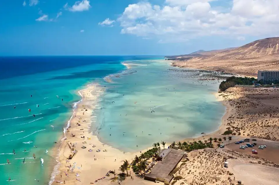 Kitesurfing Fuerteventura Sotavento laguna