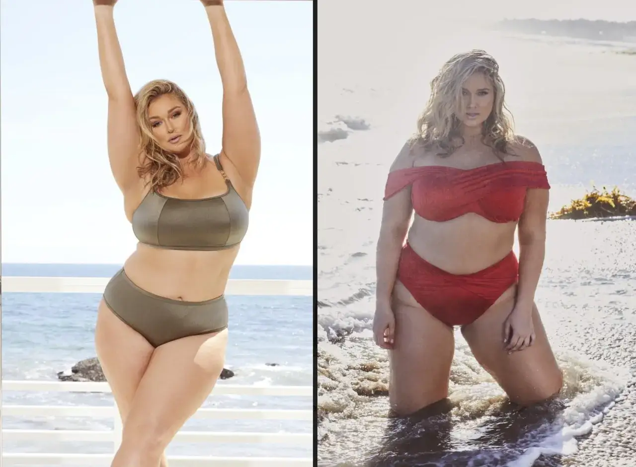 przykładowe polaroidy modelki plus size