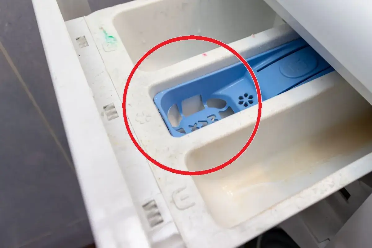 szuflada pralki symbole I II kwiatek