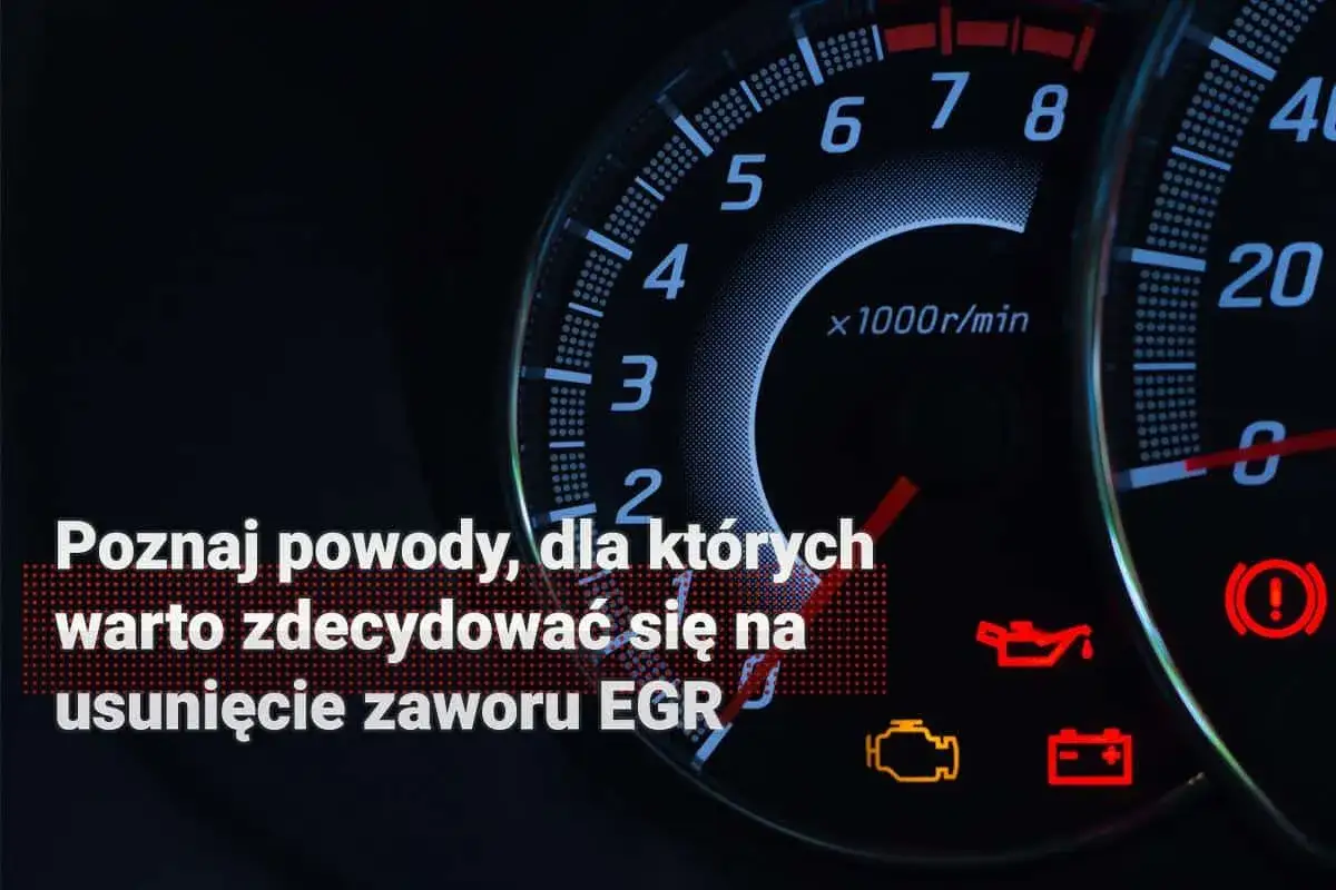 Kontrolka silnika i inne ostrzeżenia na desce rozdzielczej. Dowiedz się, dlaczego warto rozważyć usunięcie zaworu EGR.