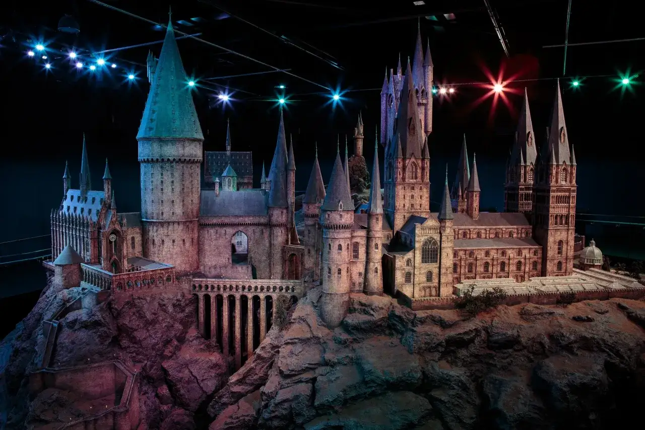 Warner Bros Studio Tour London makieta zamku Hogwart