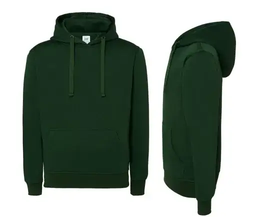 rodzaje bluz butelkowa zieleń oversize kangurka rozpinana