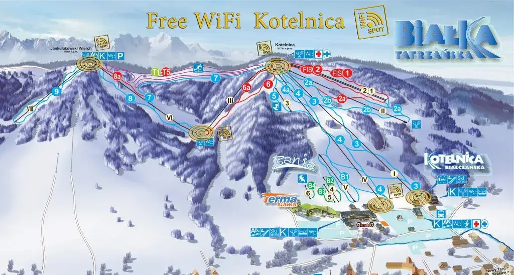 Tatra Super Ski mapa