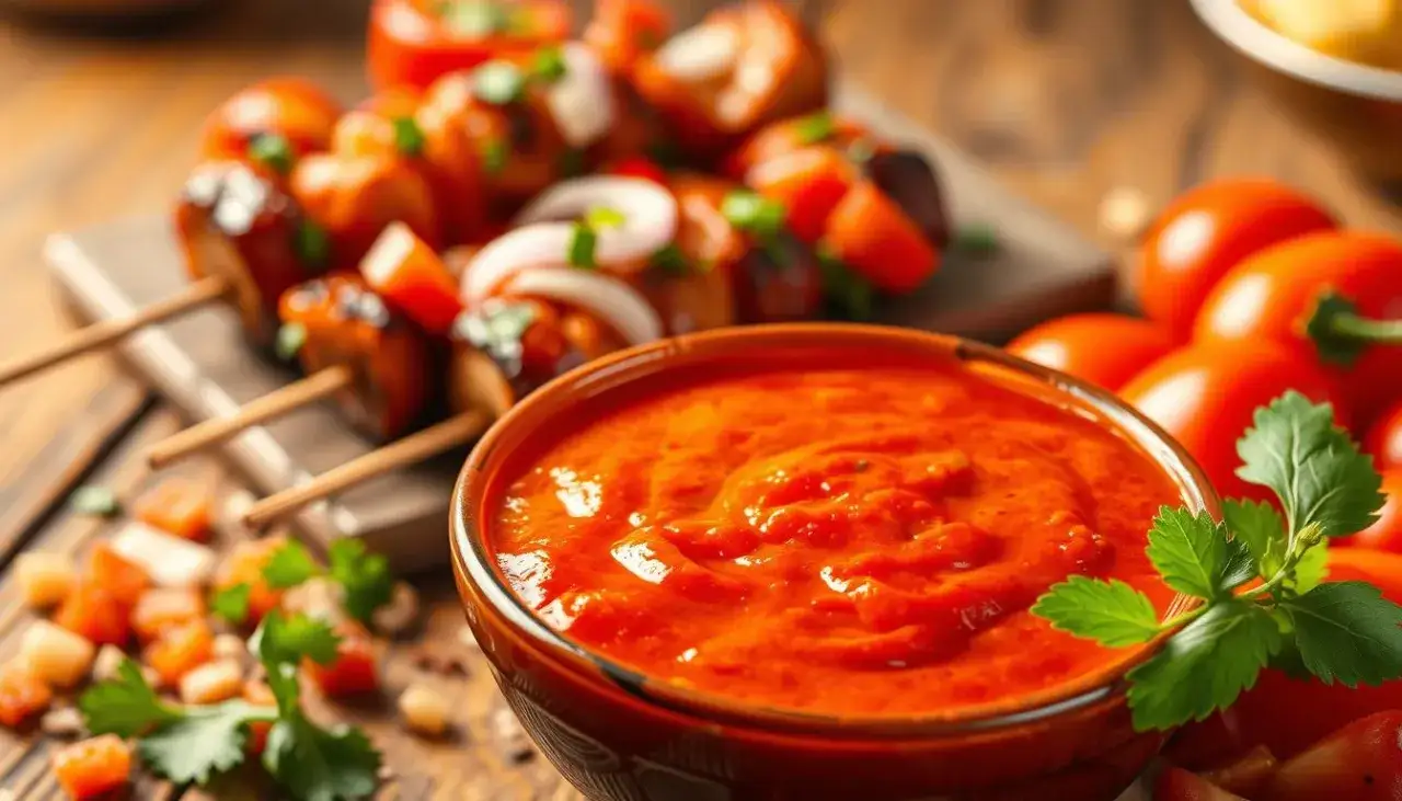 domowe sosy do kebaba czosnkowy ostry