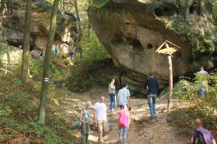 Skamieniałe Miasto Ciężkowice atrakcje dla dzieci