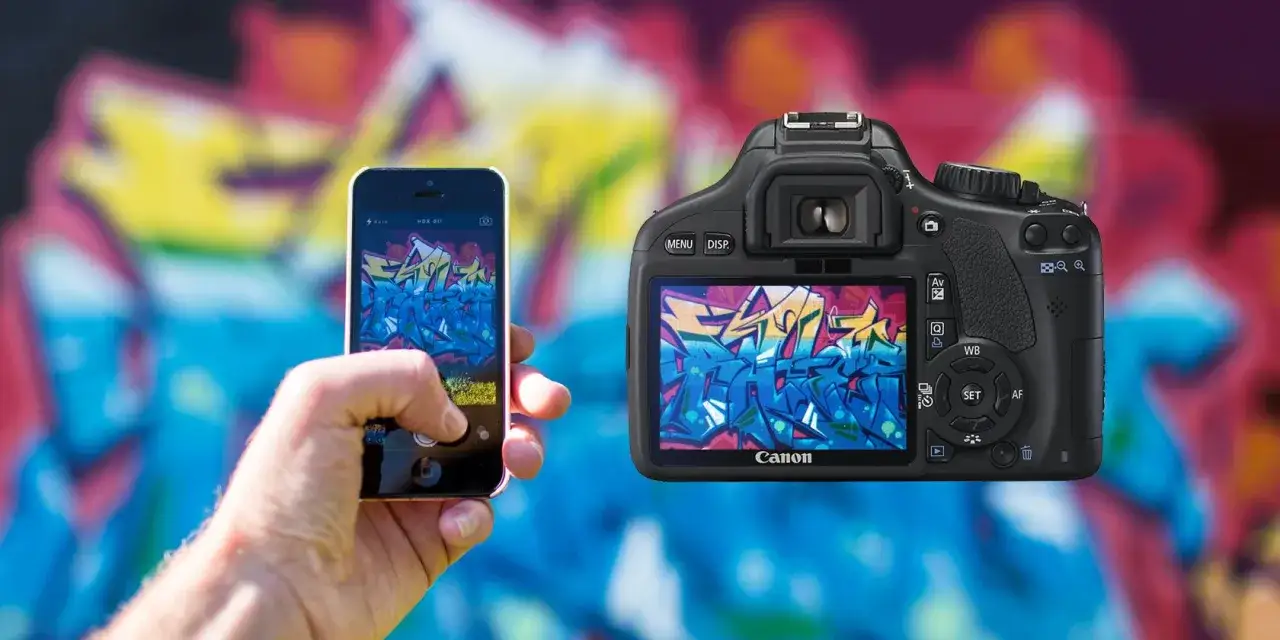 Smartfon vs lustrzanka: uchwyć kolorowe graffiti. Które urządzenie da lepszy efekt?