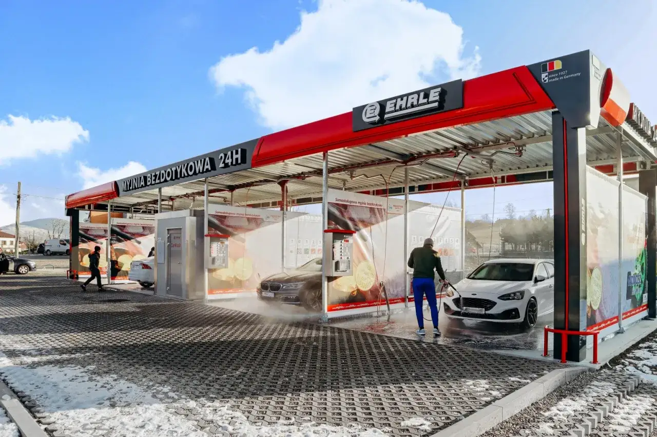 idealna lokalizacja myjni bezdotykowej