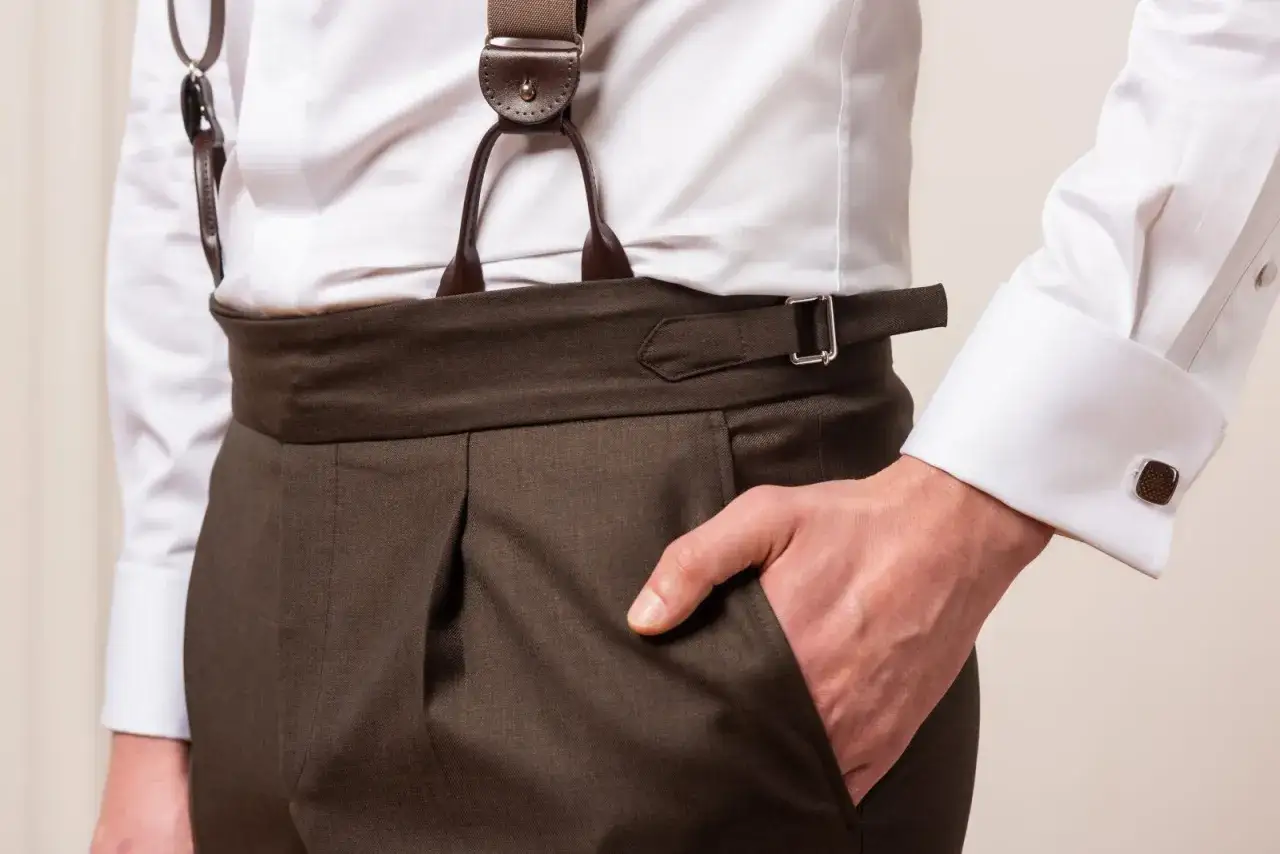 szelki na guziki i na klipsy