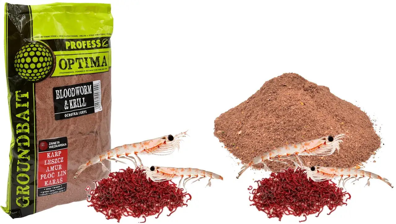 r&oacute;żne opakowania zanęty Profess Optima