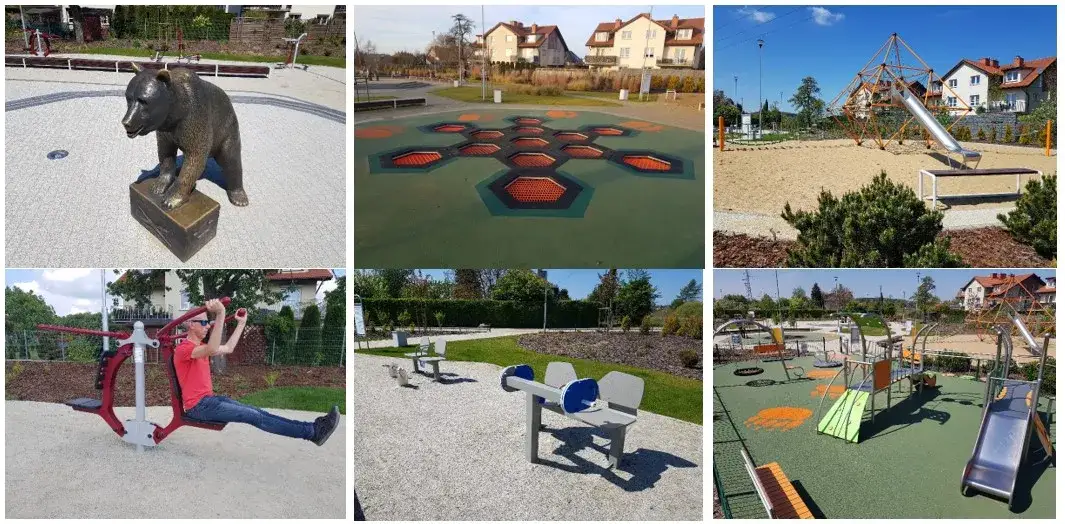 Przykładowe place zabaw dla r&oacute;żnych budżet&oacute;w
