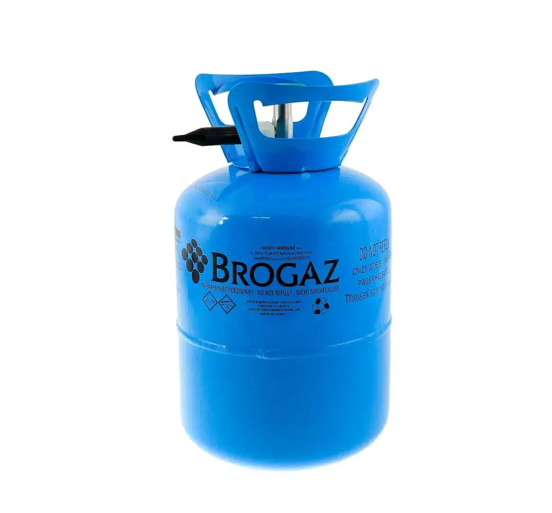 jednorazowa butla z helem