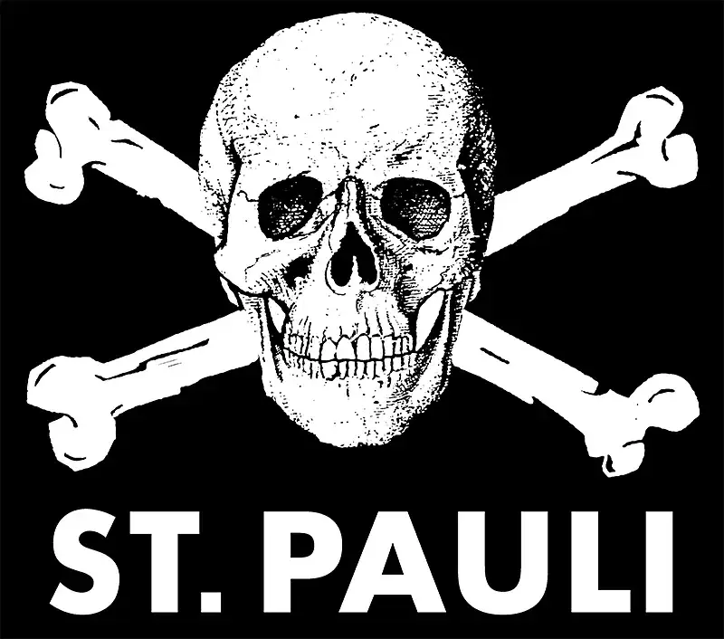 FC St. Pauli Totenkopf symbol czaszka z piszczelami