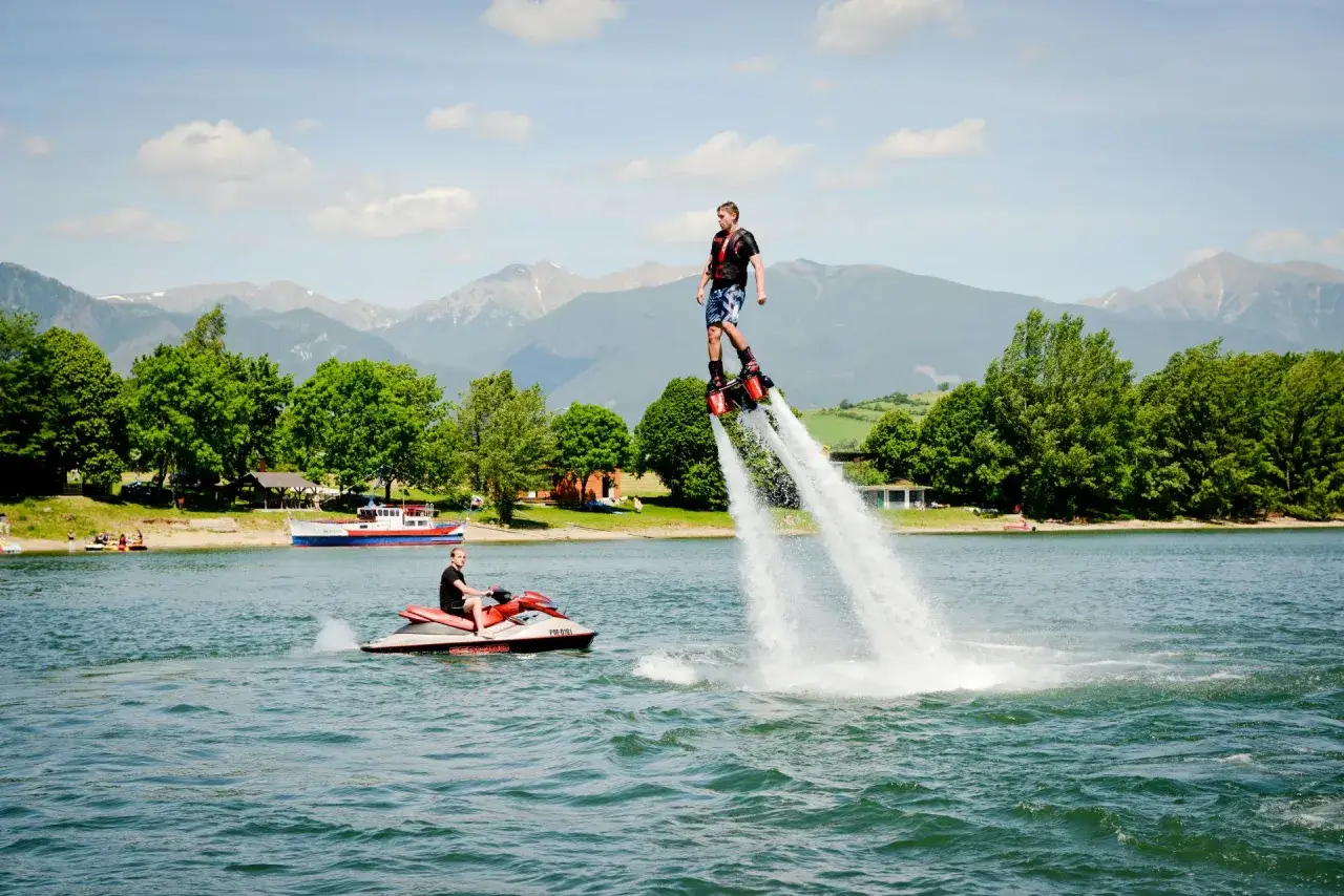 Liptowska Mara lato, sporty wodne Słowacja