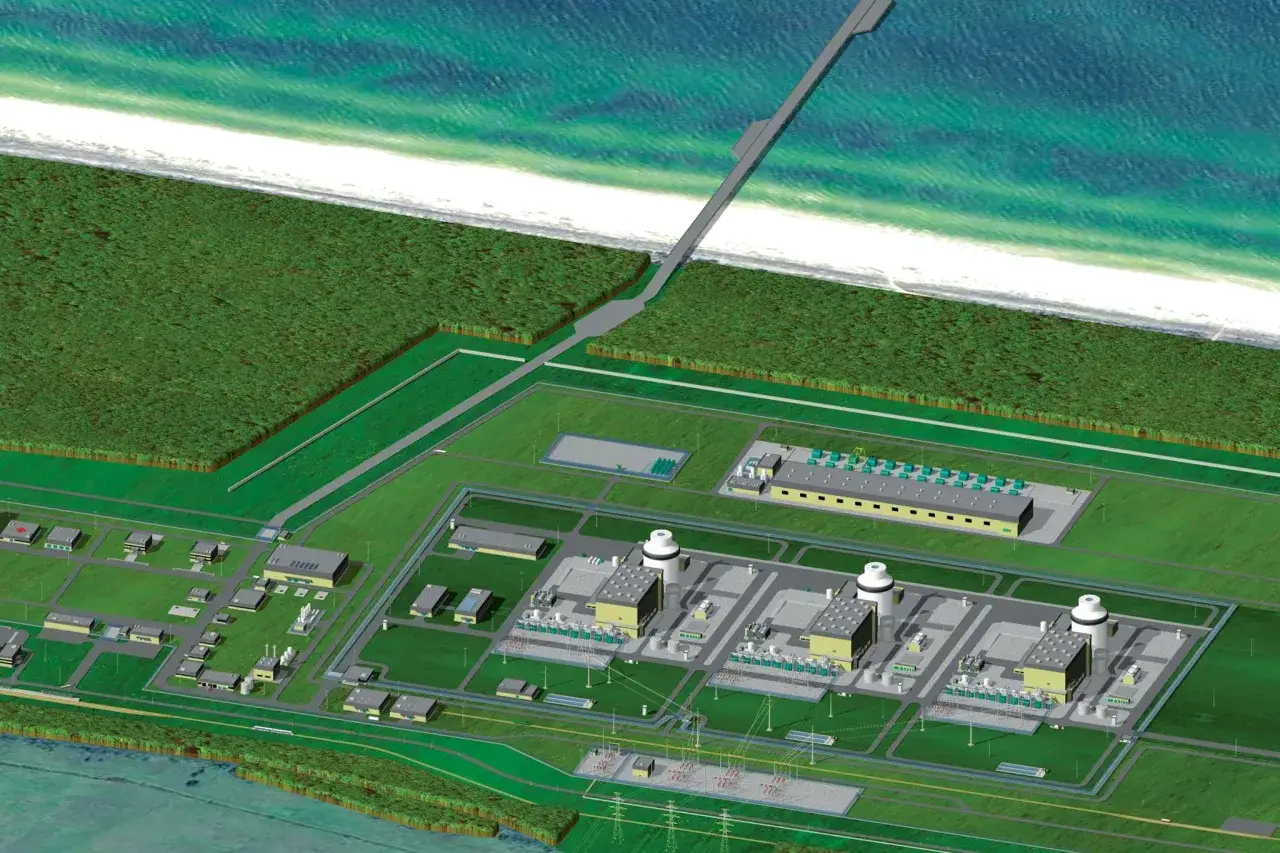 wizualizacja elektrowni jądrowej Lubiatowo-Kopalino