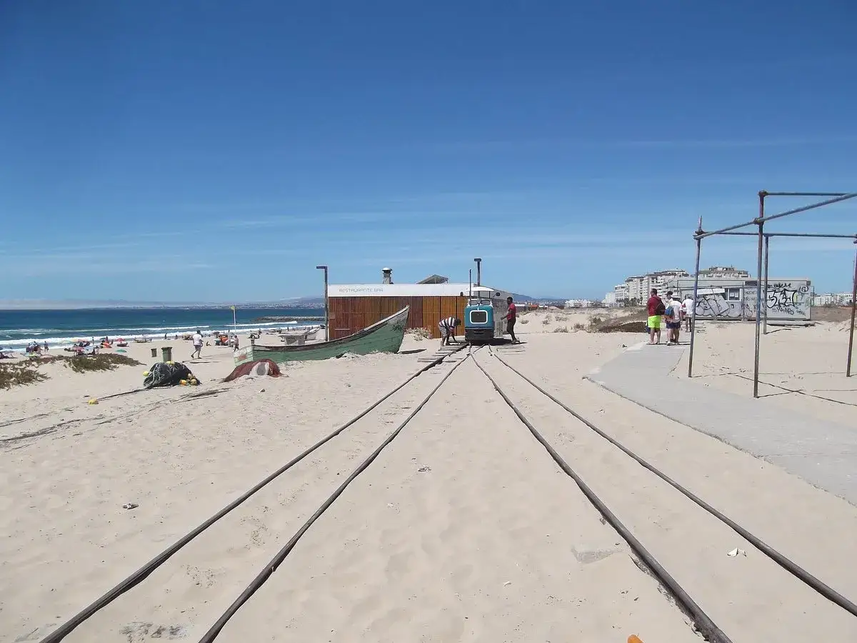 Costa da Caparica spiaggia Transpraia