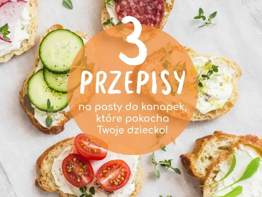 kolorowe pasty kanapkowe dla dzieci