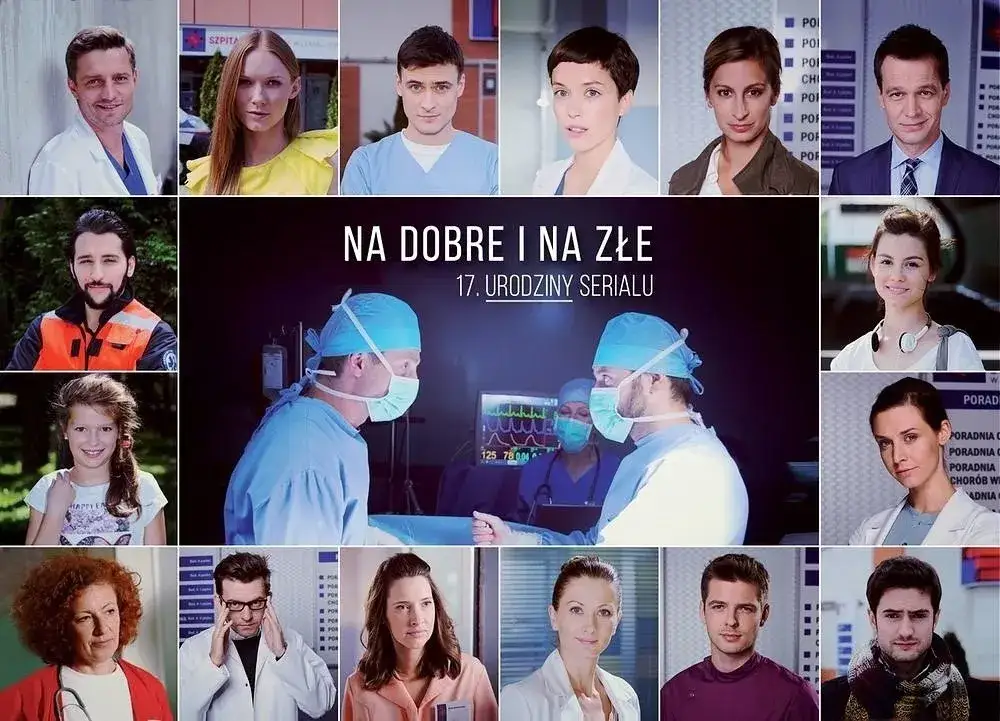 aktualna obsada Na dobre i na złe 2024 kolaż