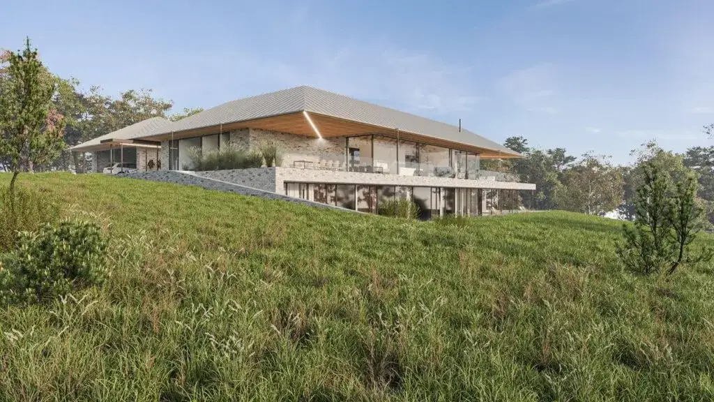 Zdjęcie Projekt domu na wzgórzu: Wyzwania i inspirujące rozwiązania