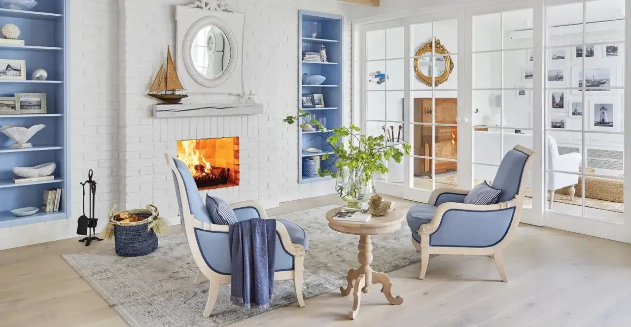 Zdjęcie Jakie kolory ścian wybrać do białej cegły w salonie, aby zachwycać?