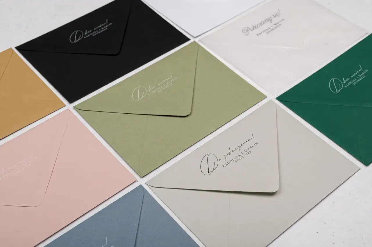 przykłady adresowania kopert ślubnych