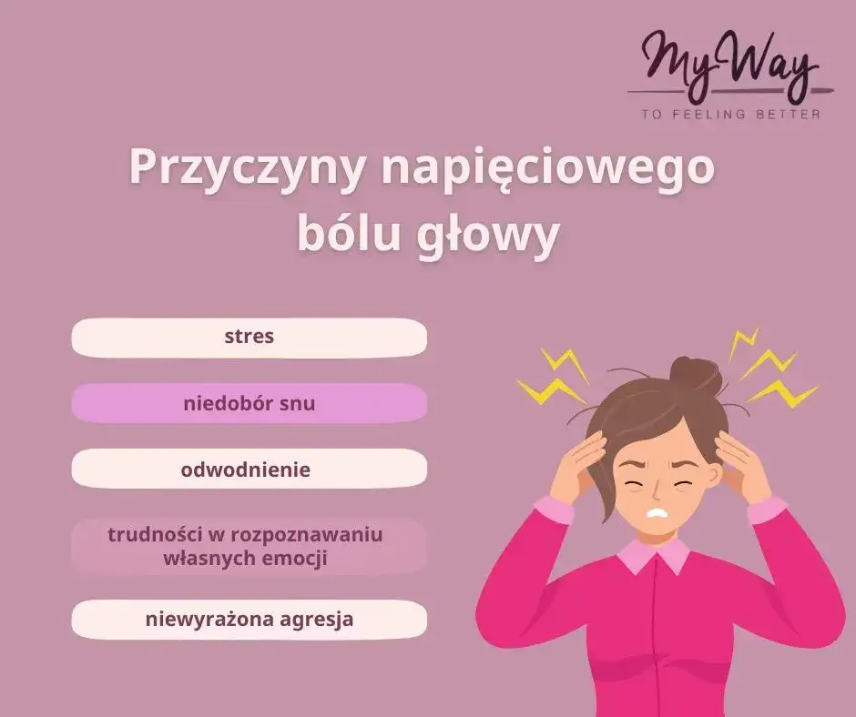 b&oacute;l głowy spowodowany stresem