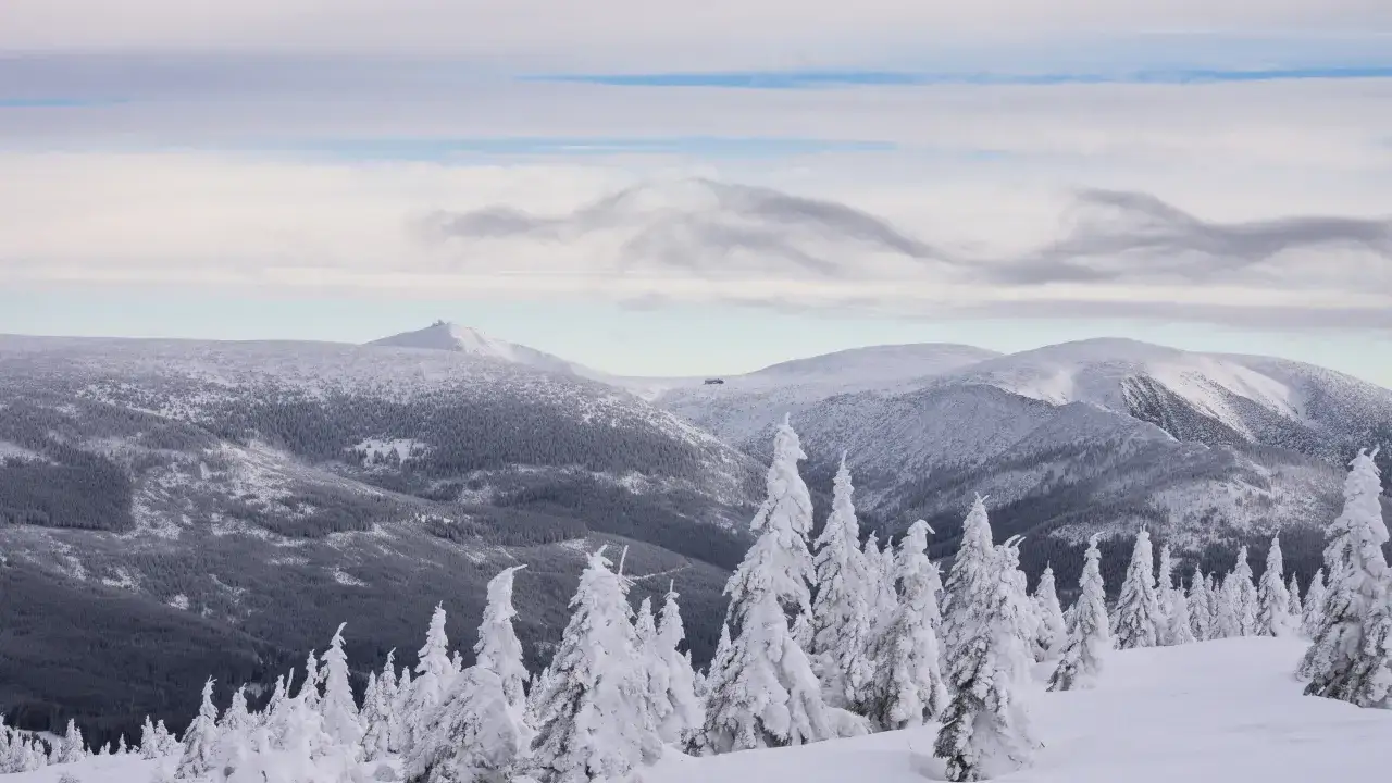 Czeskie Karkonosze zimą
