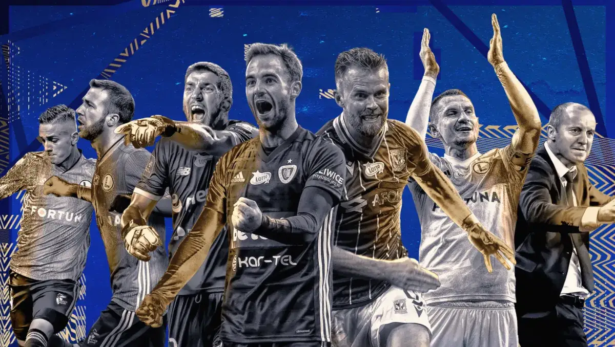 Piłkarze Ekstraklasy w akcji