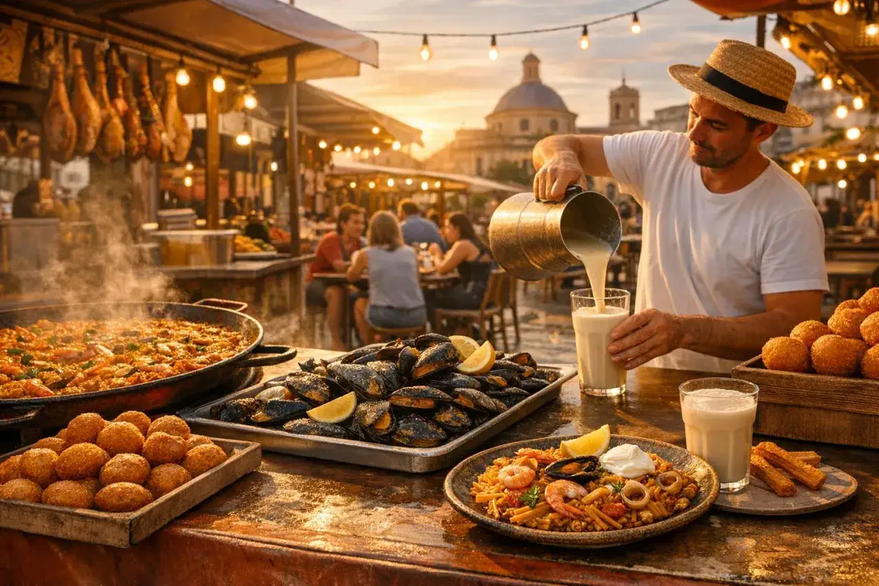 Pyszna paella, mule i chrupiące kulki ryżowe – idealne miejsce, gdzie tanio i dobrze zjeść w Walencji.