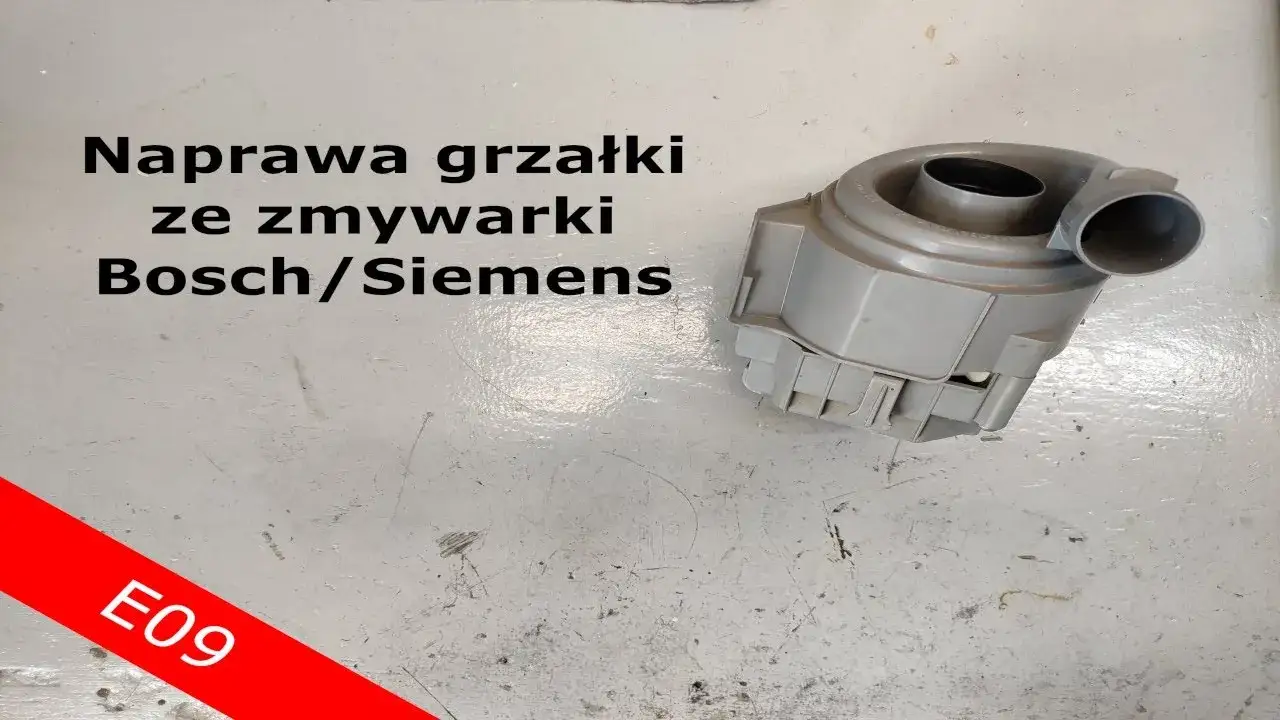 Uszkodzona pompo-grzałka zmywarki Bosch