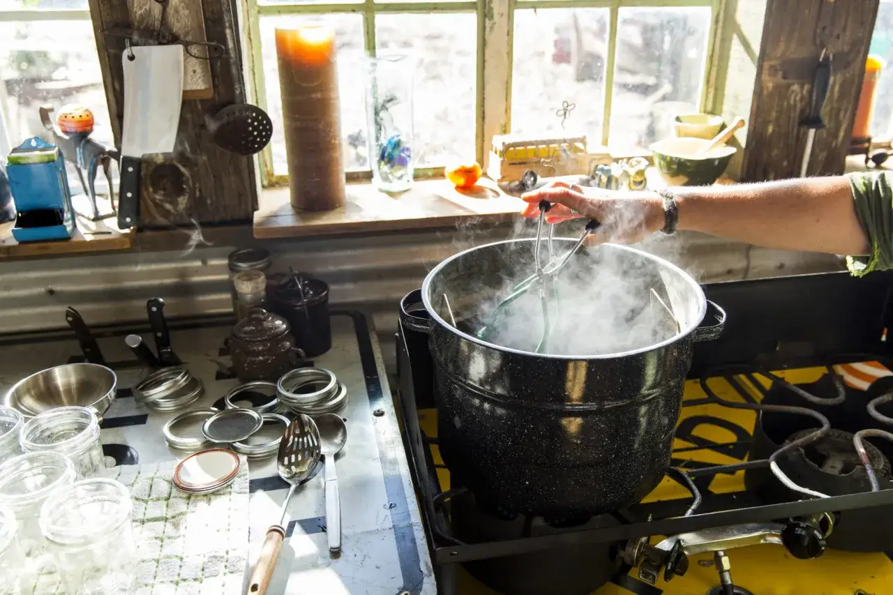 Przygotowanie słoików do wekowania