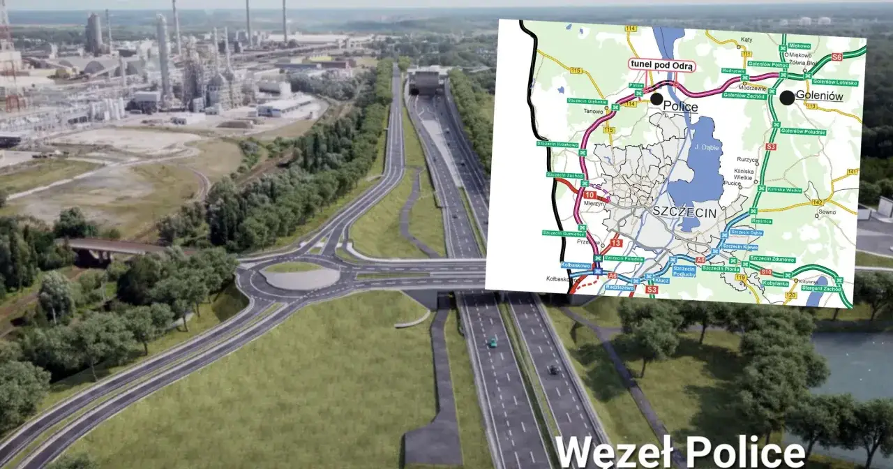 Wizualizacja tunelu pod Odrą S6