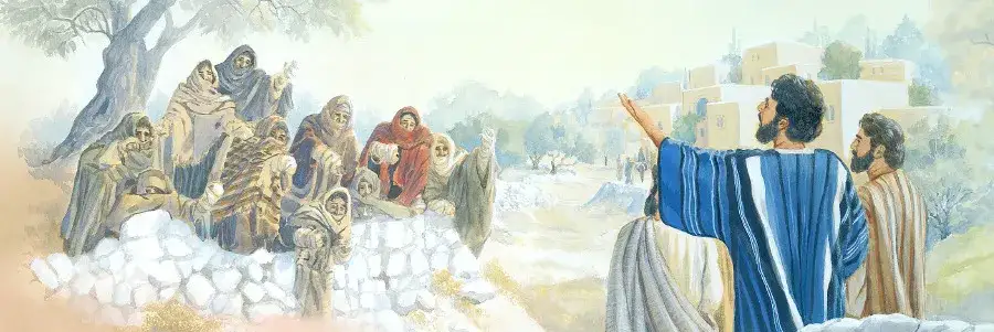 Jezus uzdrawia dziesięciu trędowatych