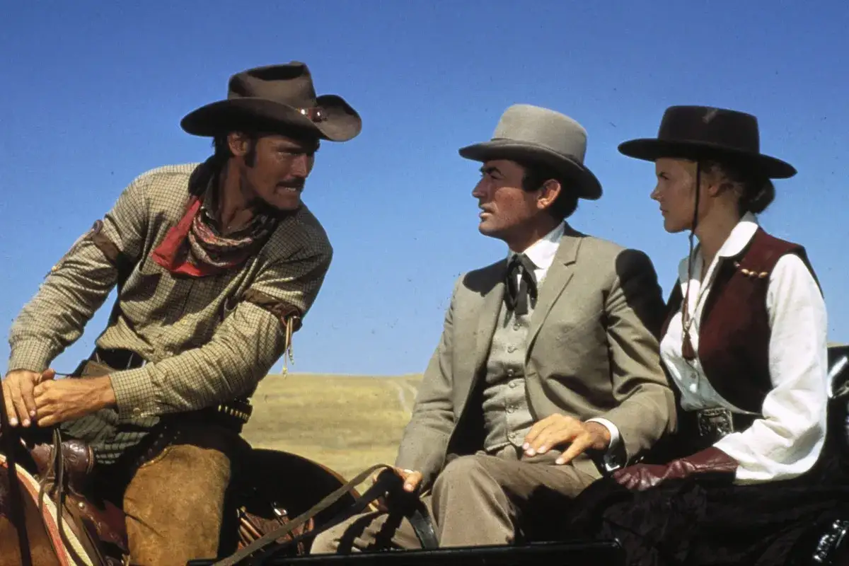 Gregory Peck Charlton Heston Burl Ives The Big Country