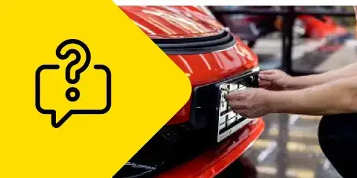 samochód z zagranicznymi tablicami w Polsce