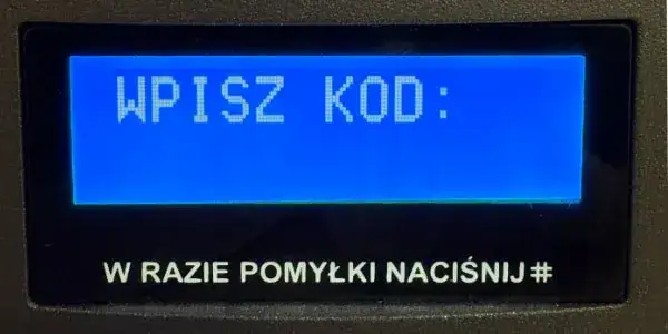 wniosek o zmianę kodu domofonu
