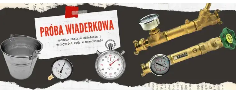 pomiar wydajności kranu wiadro