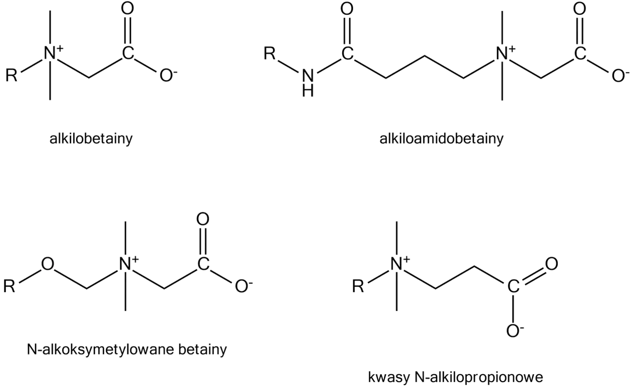 budowa cząsteczki surfaktantu schemat