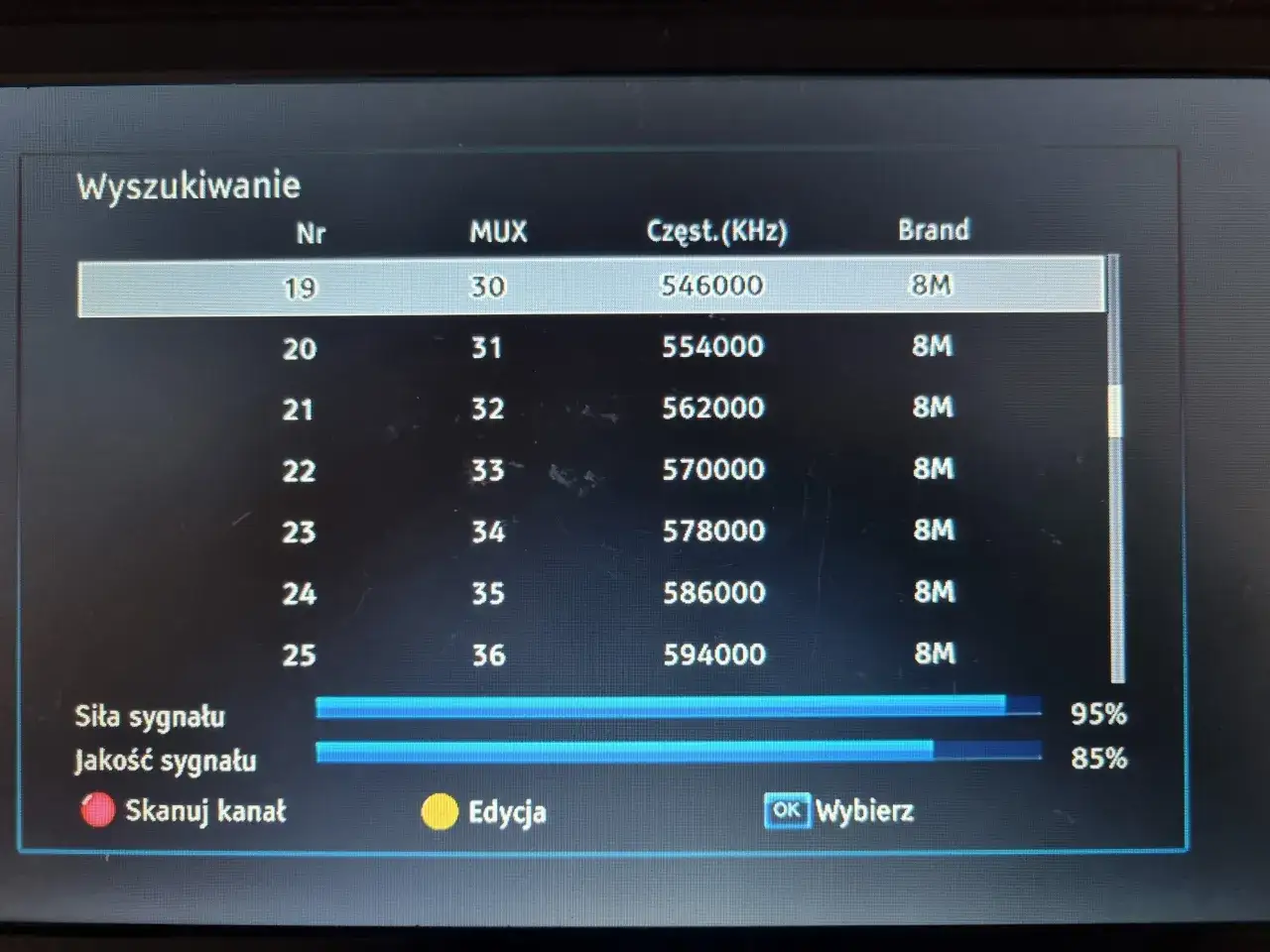 Ustawienie anteny pokojowej w oknie