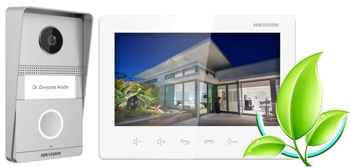wideodomofon panel zewnętrzny i monitor