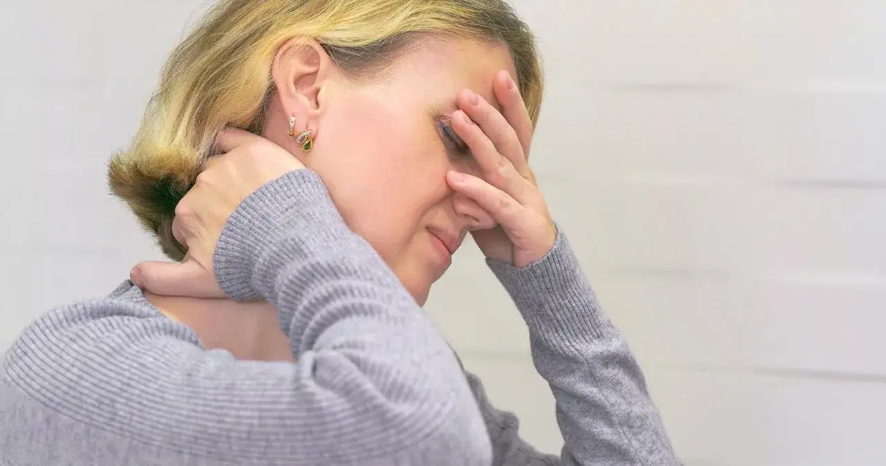 Osoba zmęczona lub z bólem mięśni