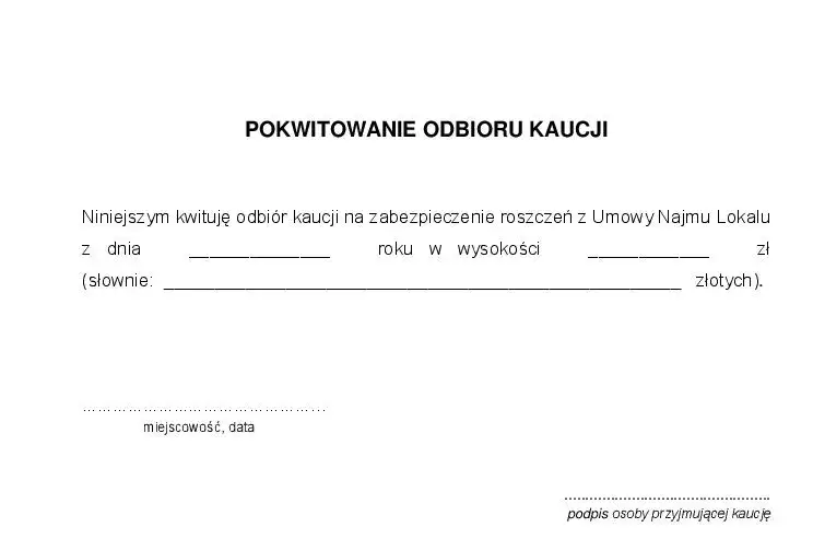 Kaucja za wynajem mieszkania a czynsz