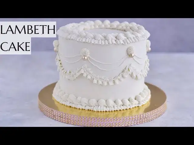 r&oacute;żne style dekoracji tortu kremem maślanym