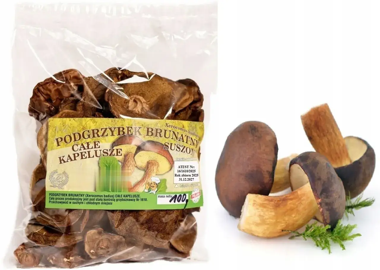 podgrzybki świeże mrożone suszone