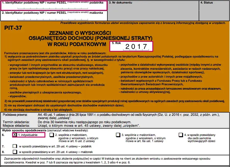 Rozliczenie PIT przez bank krok po kroku grafika