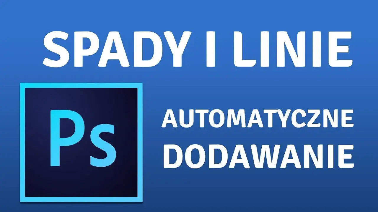 photoshop linie pomocnicze spady