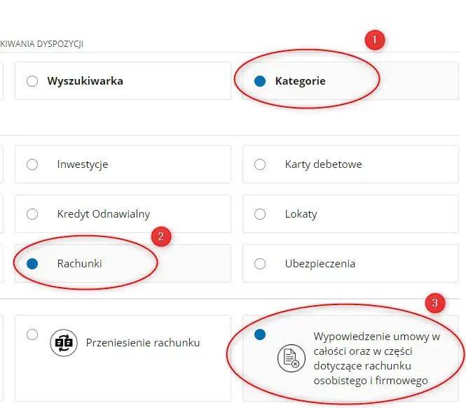 mBank serwis transakcyjny zamknięcie konta
