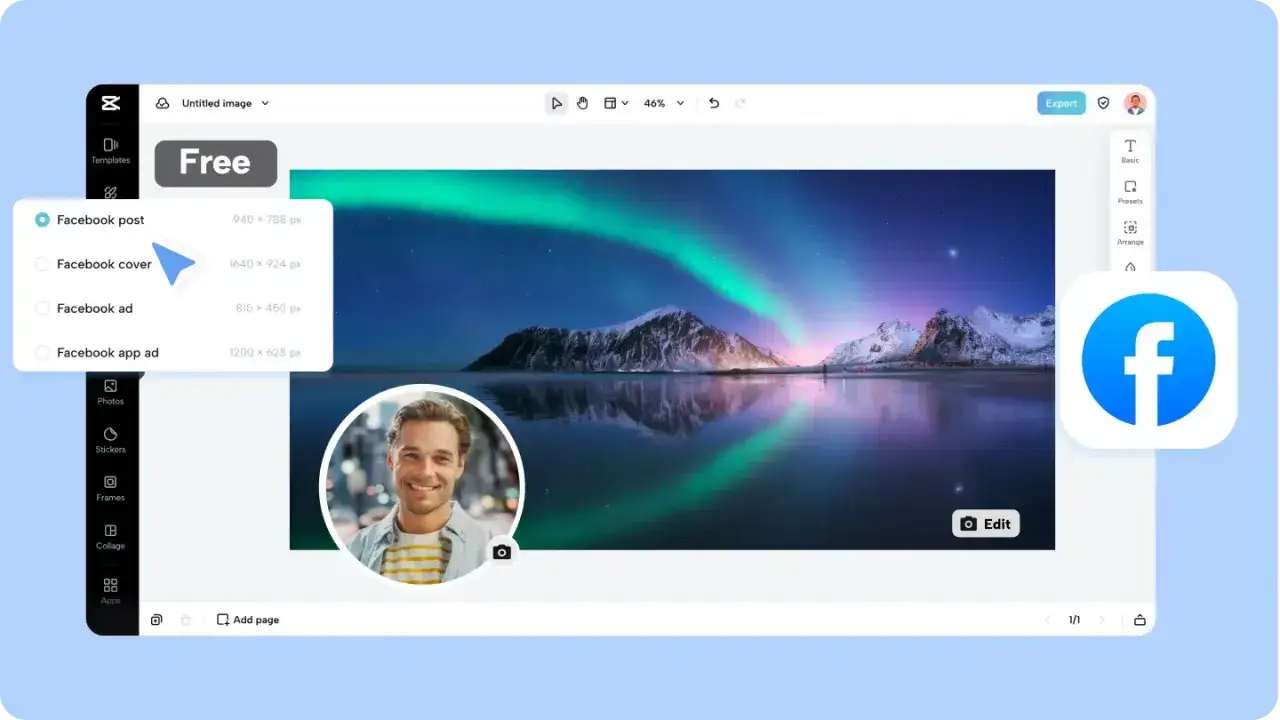 Facebook dodawanie zdjęcia z komputera interfejs