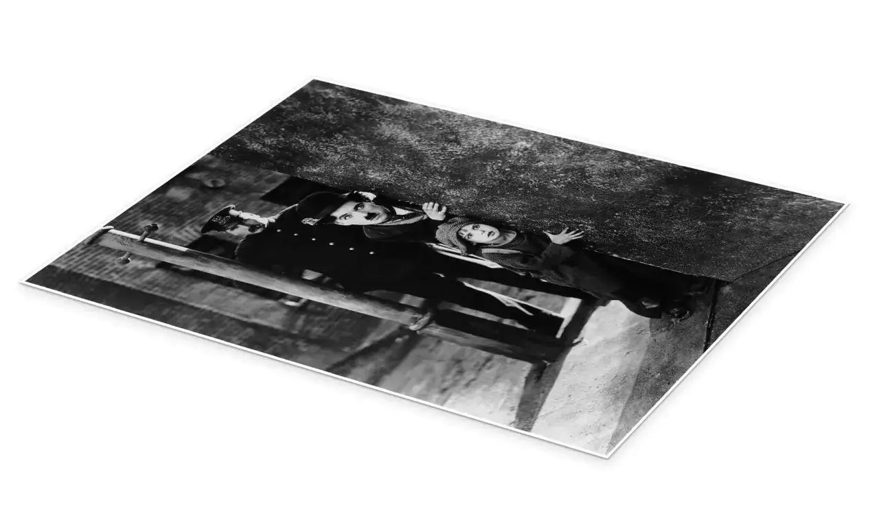 Plakat filmu Brzdąc Charlie Chaplin