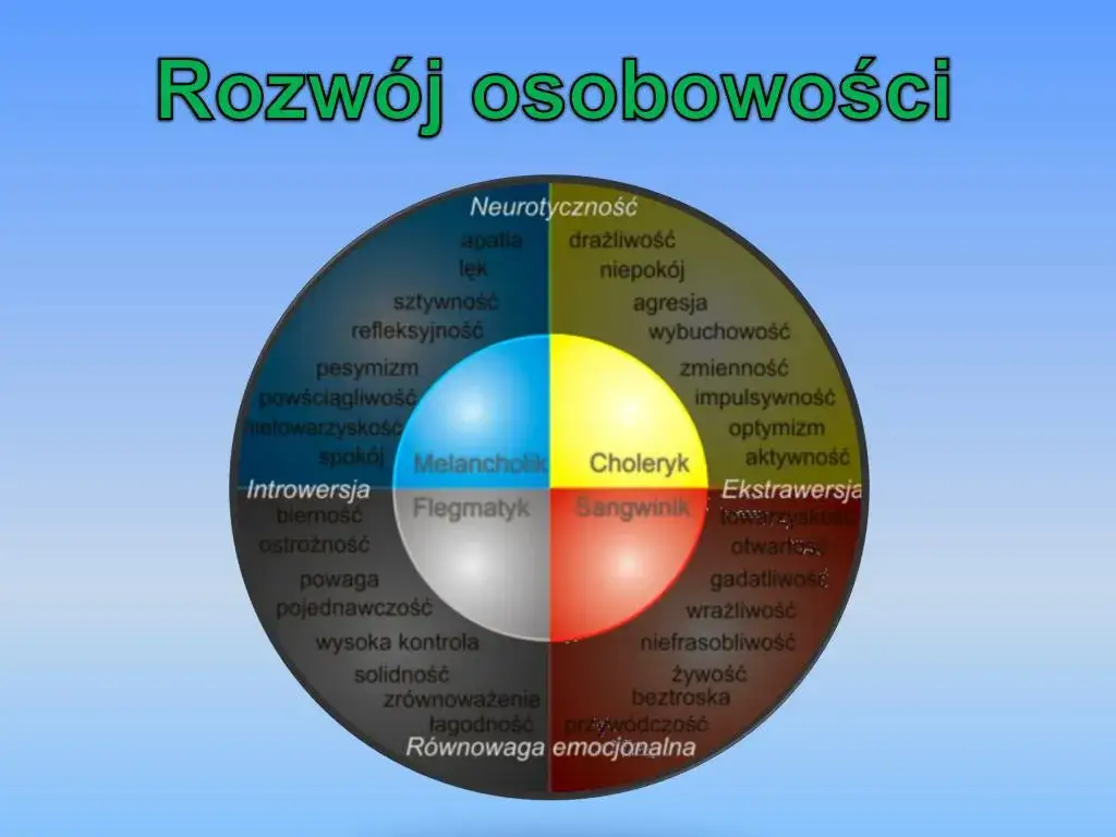 czynniki kształtujące osobowość człowieka grafika